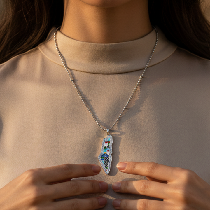 Qalbiya Palestine Heritage Necklace