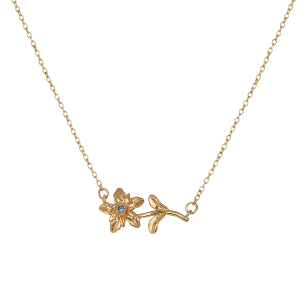 Collier de fleur de naissance Petite Bloom