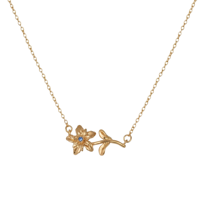 Collier de fleur de naissance Petite Bloom