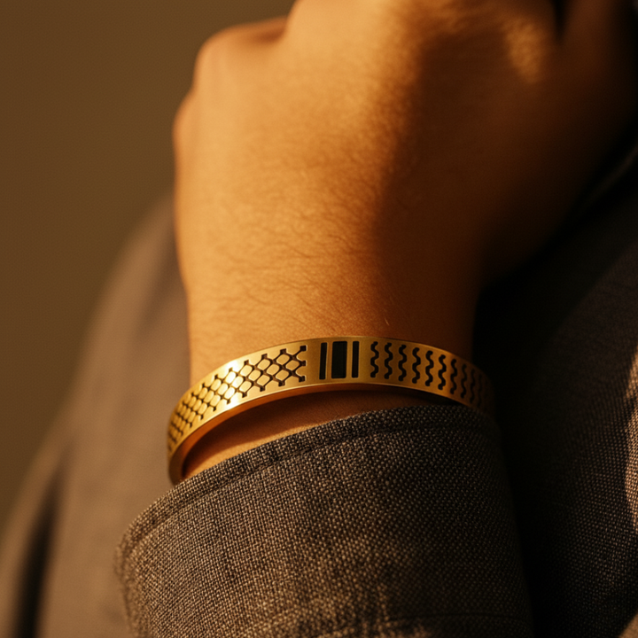 Qalbiya Keffiyeh Cuff