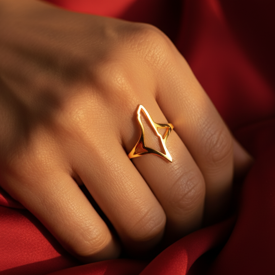 Qalbiya Palestine Ring