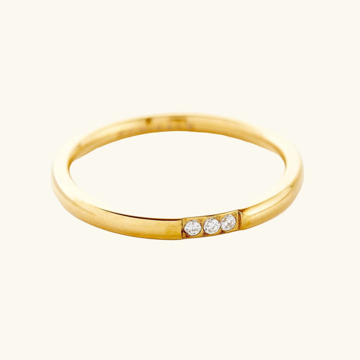 Qalbiya Noor Trio Ring