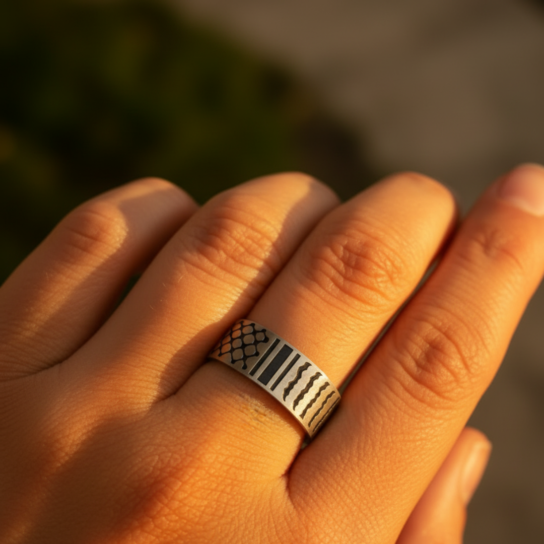 Qalbiya Keffiyeh Ring