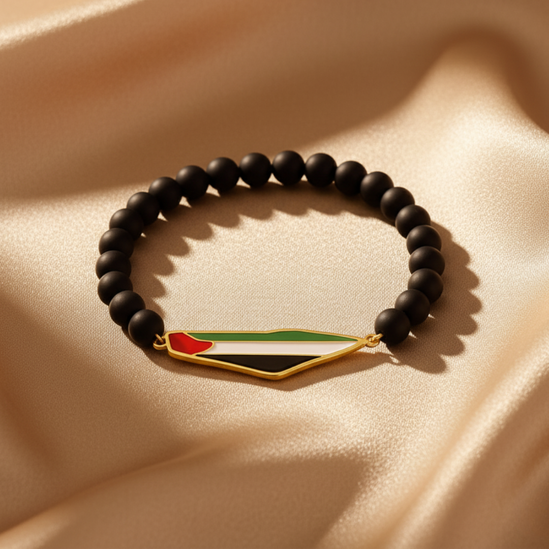 Qalbiya Palestine Bead Bracelet