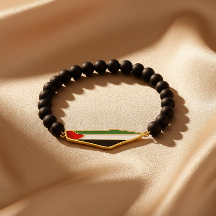 Qalbiya Palestine Bead Bracelet