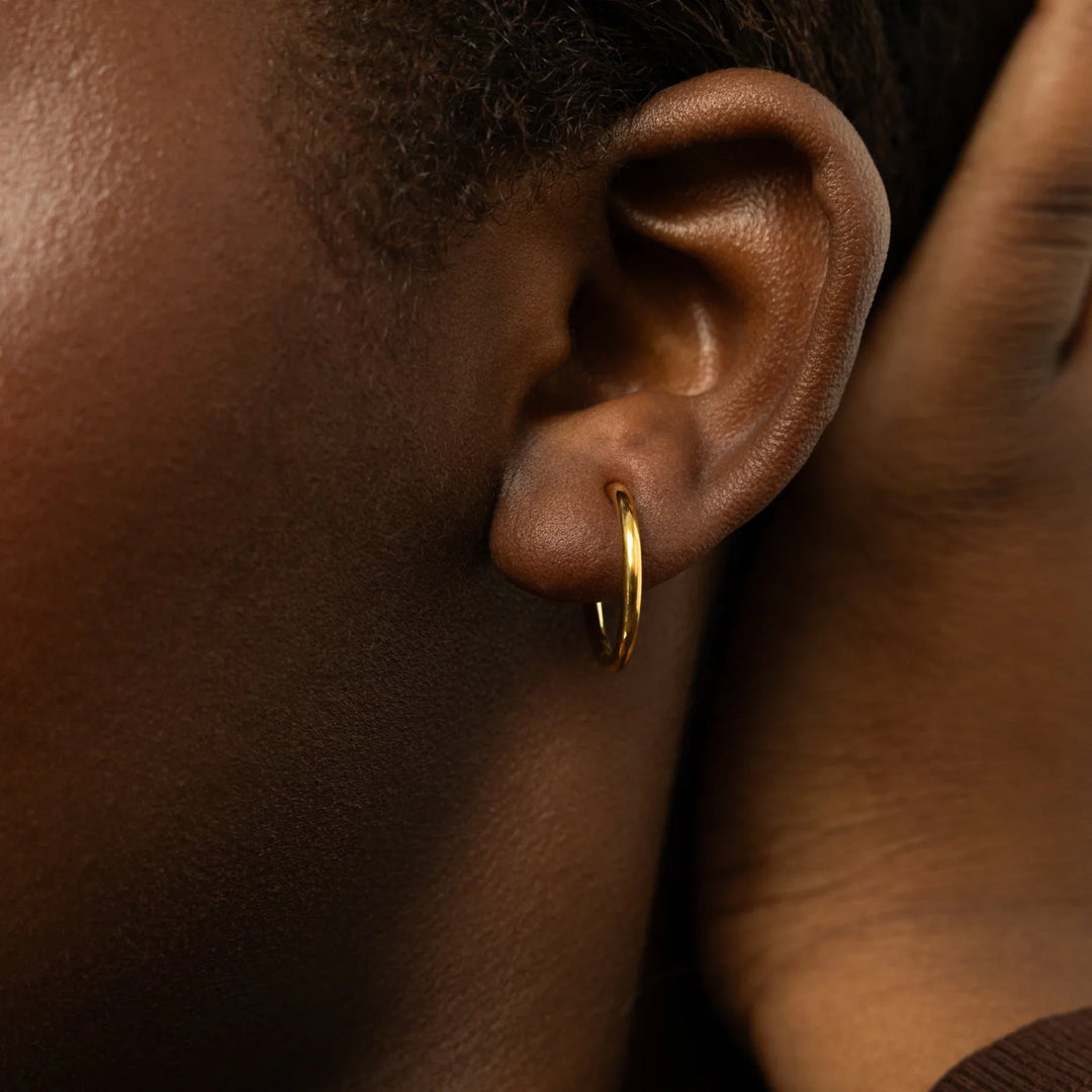 Qalbiya Zeenah Open Hoops | 18mm