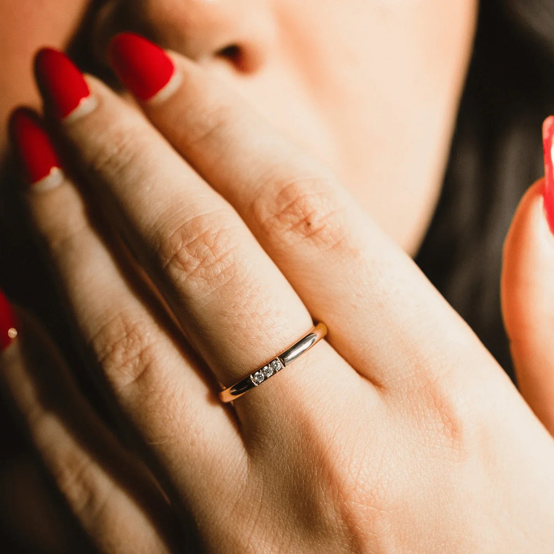 Qalbiya Noor Trio Ring