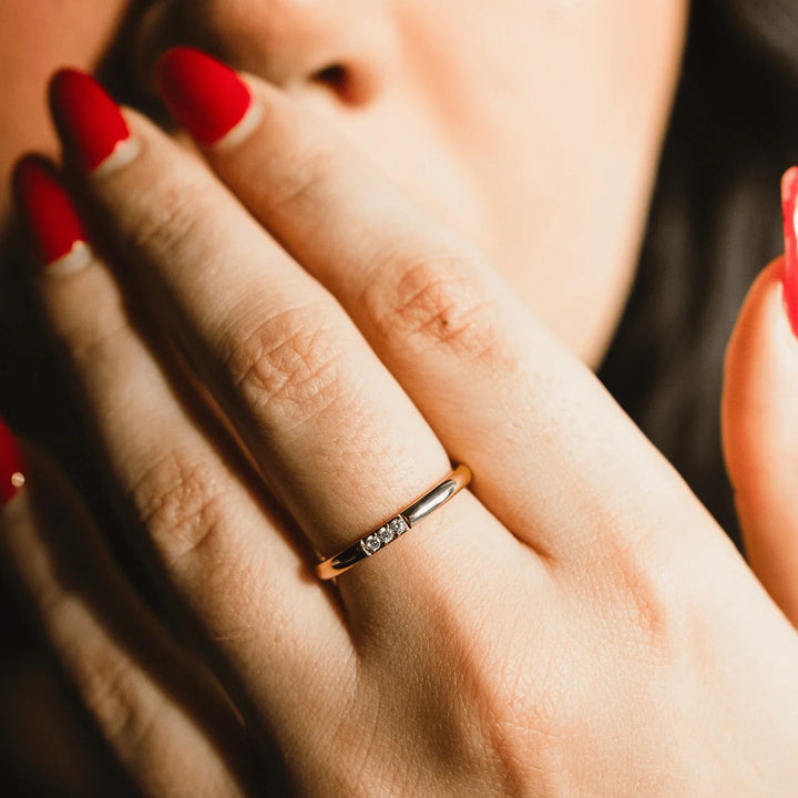 Qalbiya Noor Trio Ring