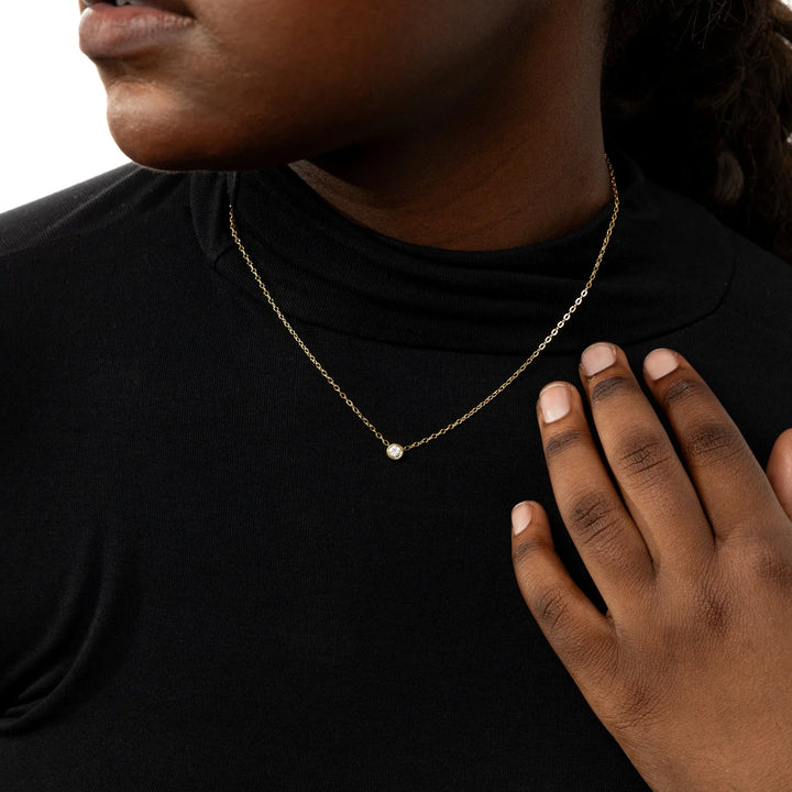 Collier Qalbiya Lumé Bezel