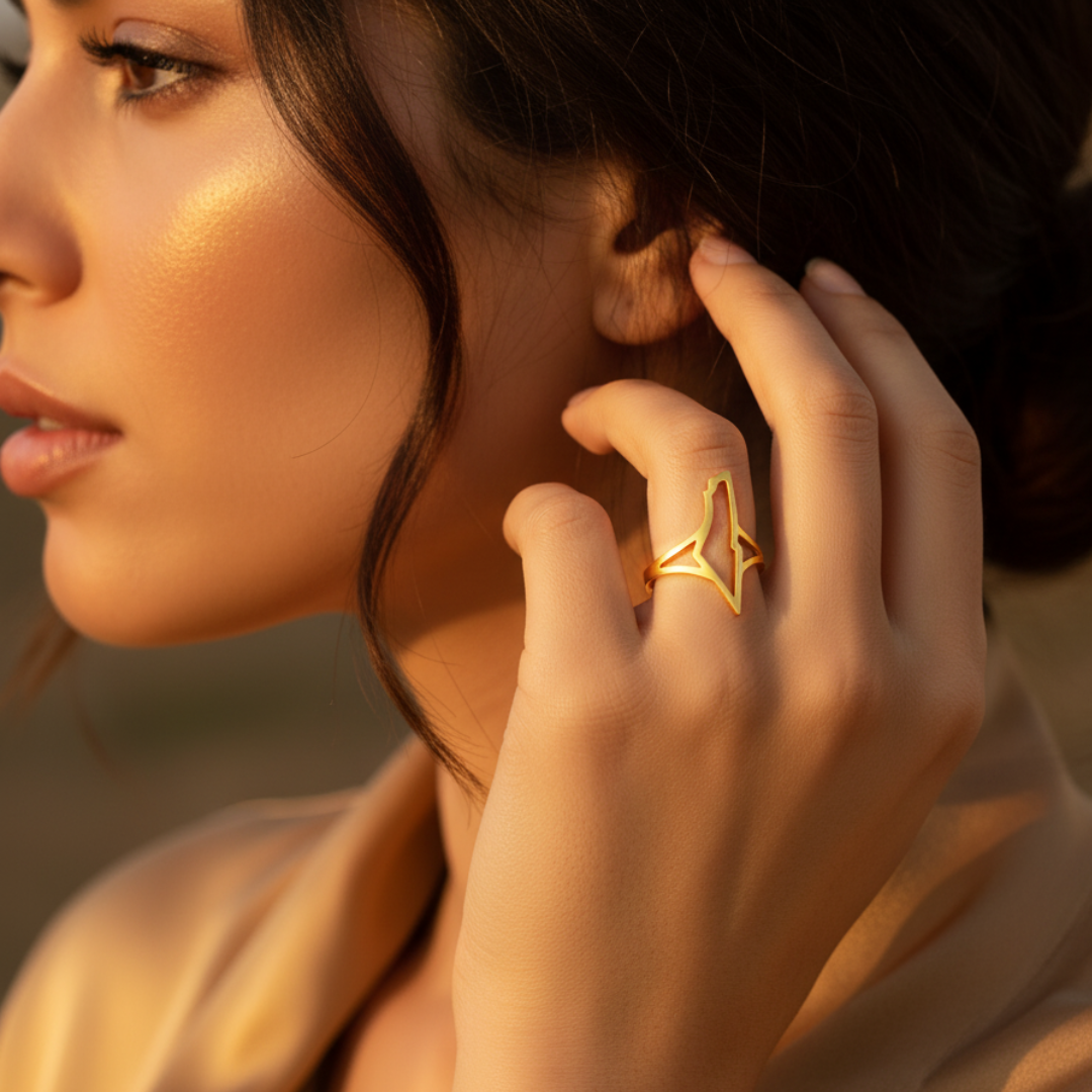 Qalbiya Palestine Ring