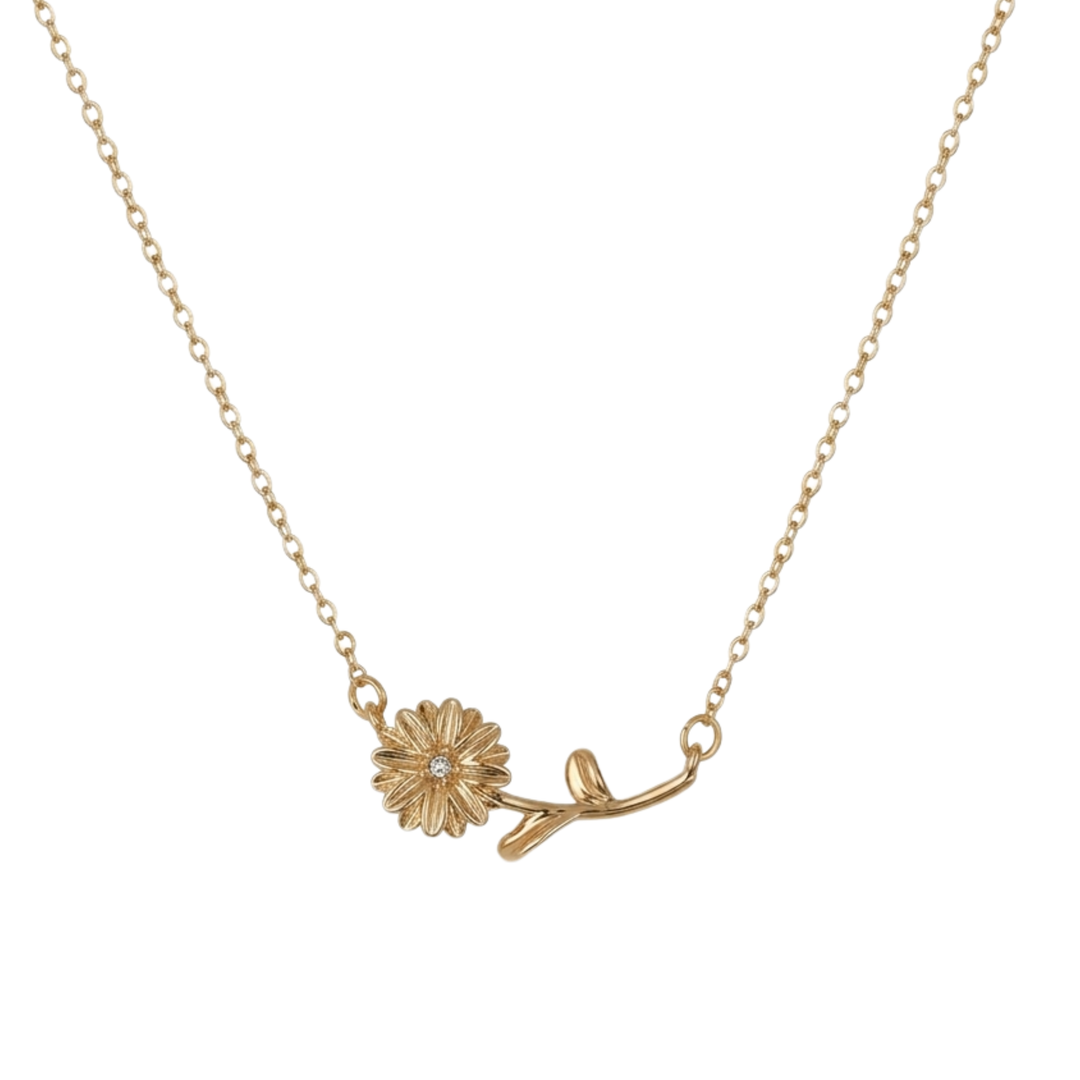Collier de fleur de naissance Petite Bloom