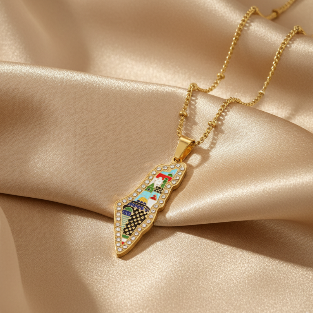 Qalbiya Palestine Heritage Necklace