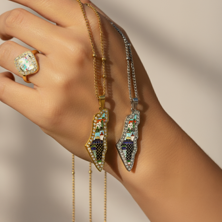 Qalbiya Palestine Heritage Necklace