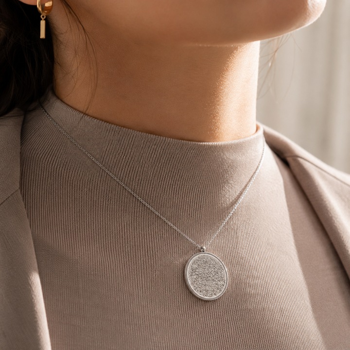 قلادة آية الكرسي دائرية