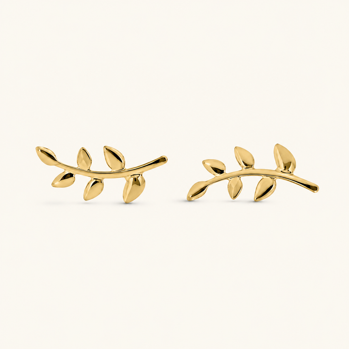 Qalbiya Sakinah Leaf Earrings