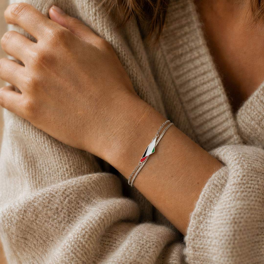 Qalbiya Unity Herringbone Bracelet