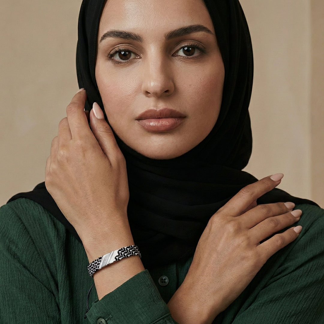 Qalbiya Keffiyeh Bracelet