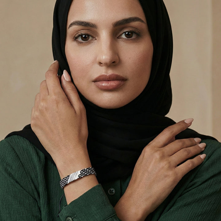 Qalbiya Keffiyeh Bracelet
