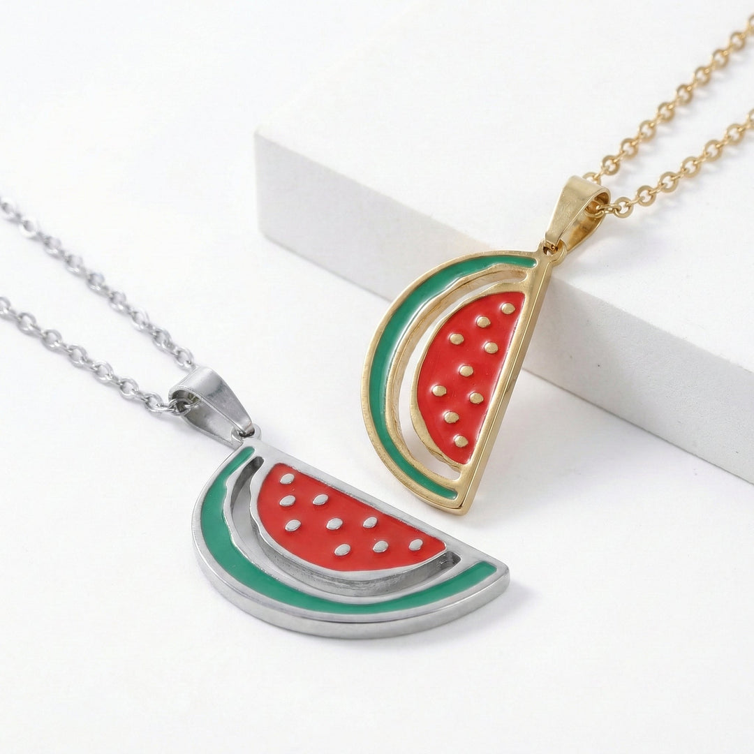 Qalbiya Watermelon Necklace