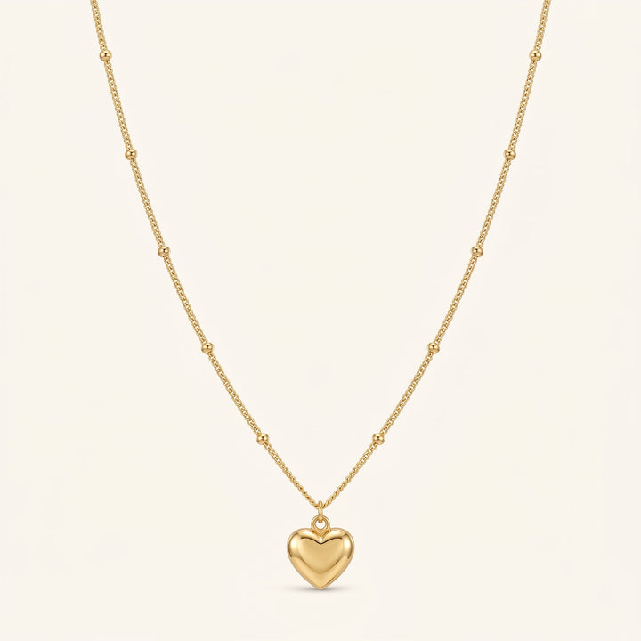 Dainty Heart Charm Necklace