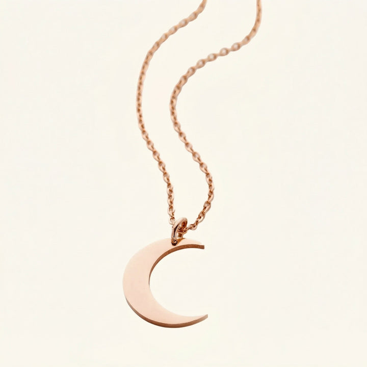 Qalbiya Nurani Crescent Necklace