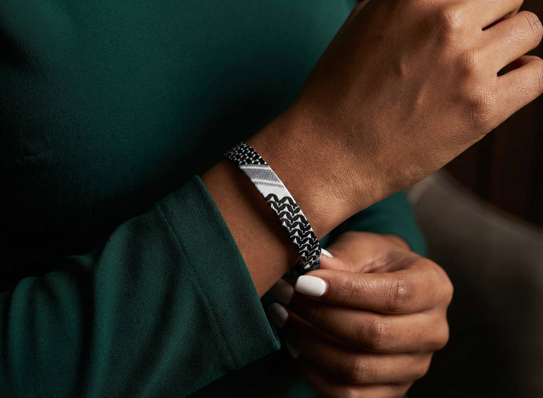 Qalbiya Keffiyeh Bracelet