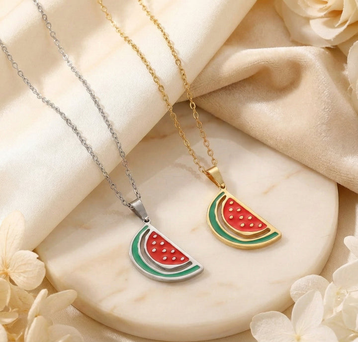 Qalbiya Watermelon Necklace