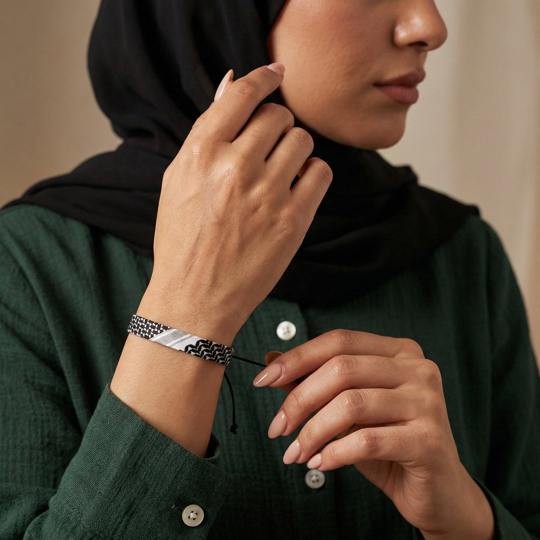 Qalbiya Keffiyeh Bracelet