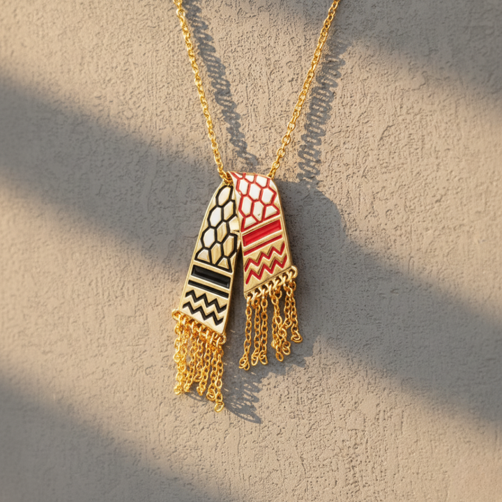 Qalbiya Keffiyeh Necklace