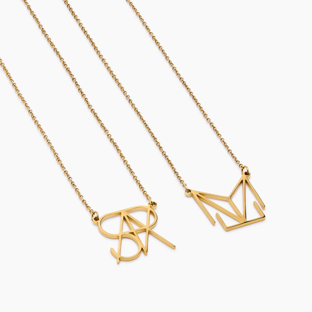 Collier Monogramme Personnalisé – Élégance