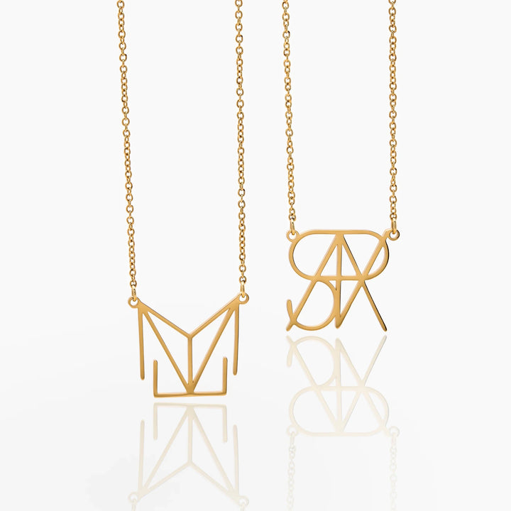 Collier Monogramme Personnalisé – Élégance