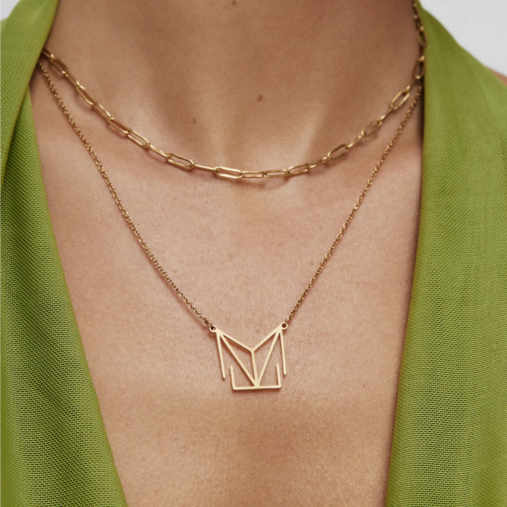 Collier Monogramme Personnalisé – Élégance