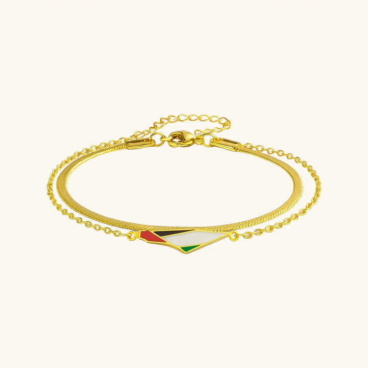 Qalbiya Unity Herringbone Bracelet