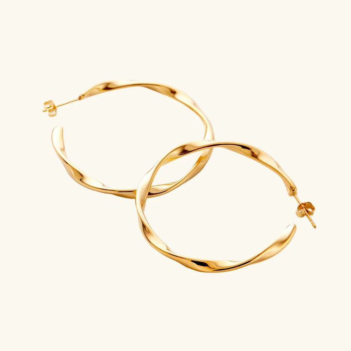 Qalbiya Hiba Hoop Earrings