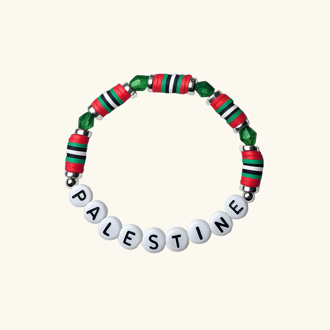 Qalbiya Palestine Stripes Bracelet