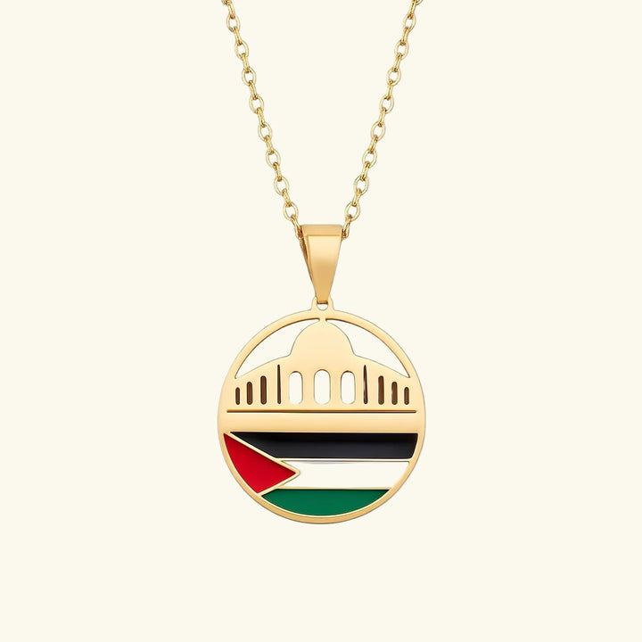 Collier Qalbiya Mosquée de Palestine