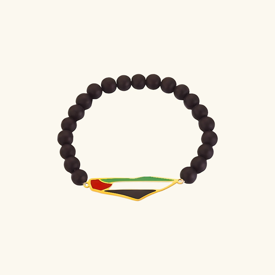 Qalbiya Palestine Bead Bracelet