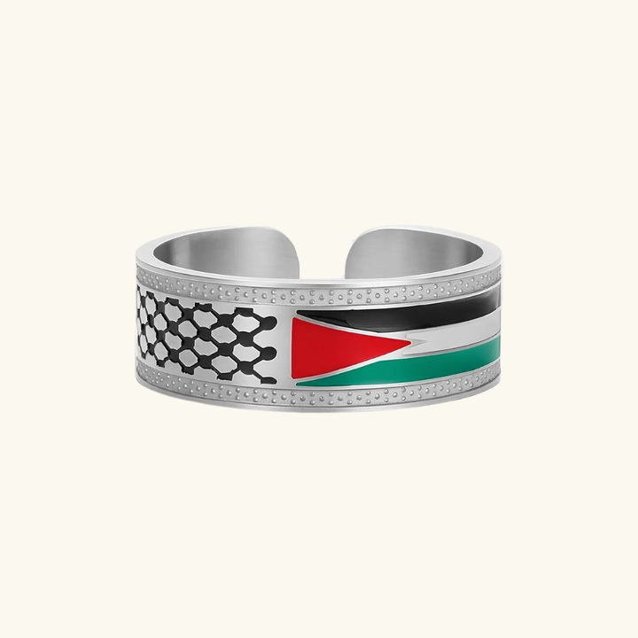 Bague de l'héritage palestinien Qalbiya