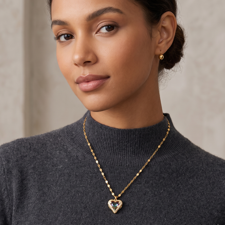 Qalbiya Zayna Wave Necklace