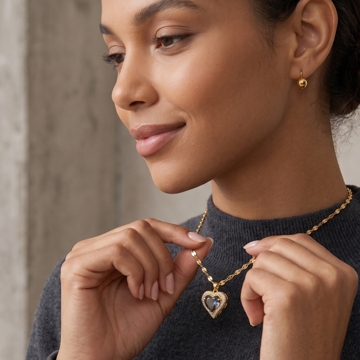 Qalbiya Zayna Wave Necklace