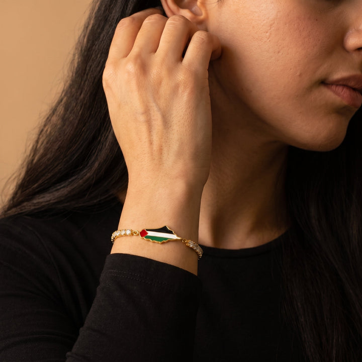Qalbiya  Glow Tennis Bracelet