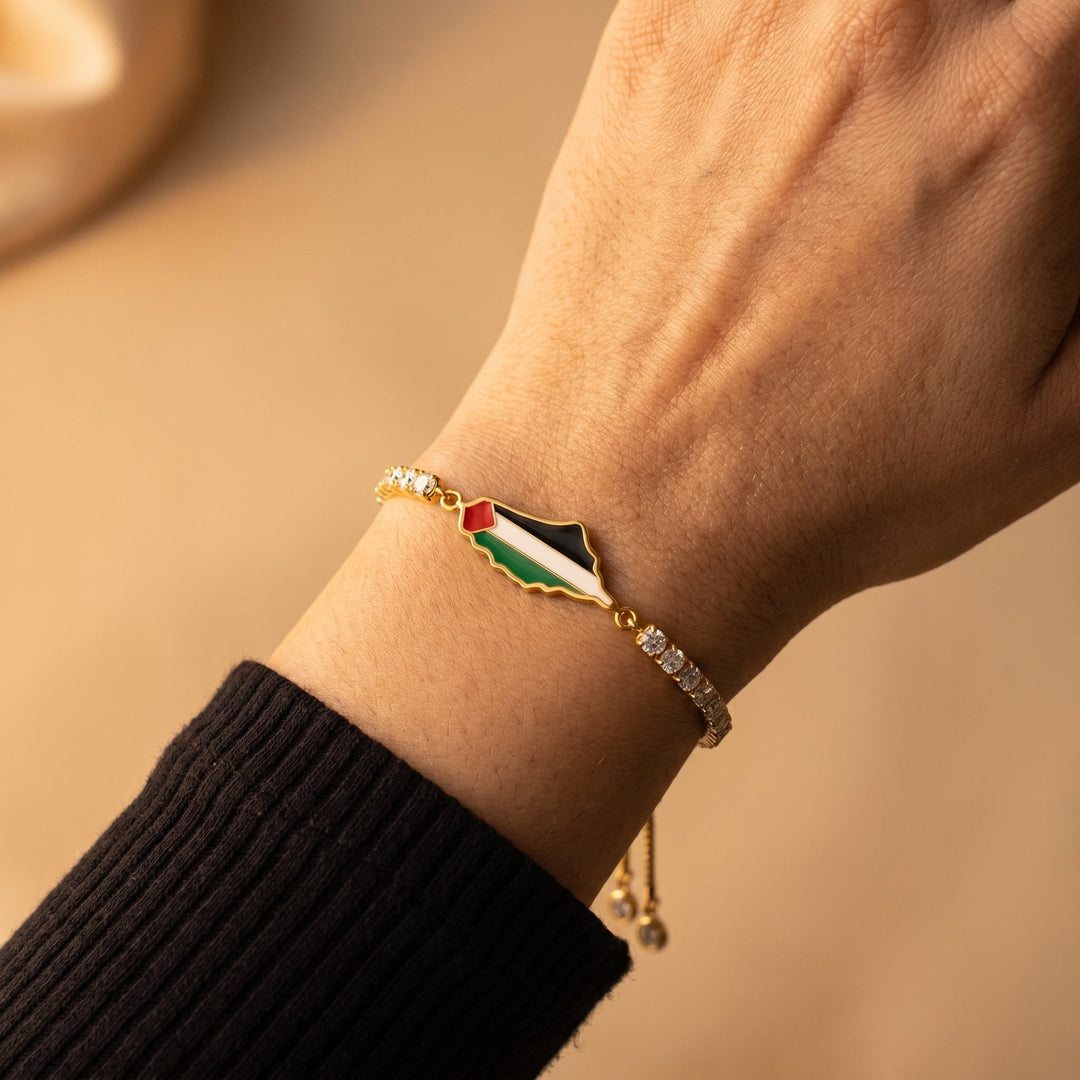 Qalbiya  Glow Tennis Bracelet