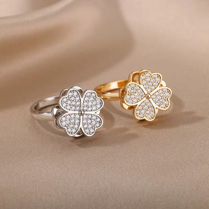 Qalbiya Aisha Clover Ring