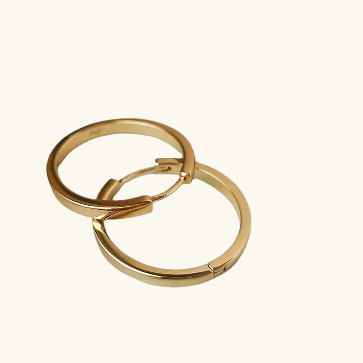 Boucles d'oreilles rondes Qalbiya Zayna