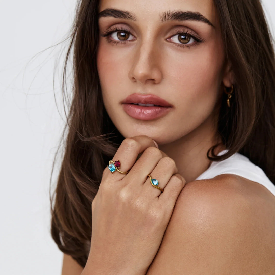 Bague Duo Éternel – Pierres de Naissance
