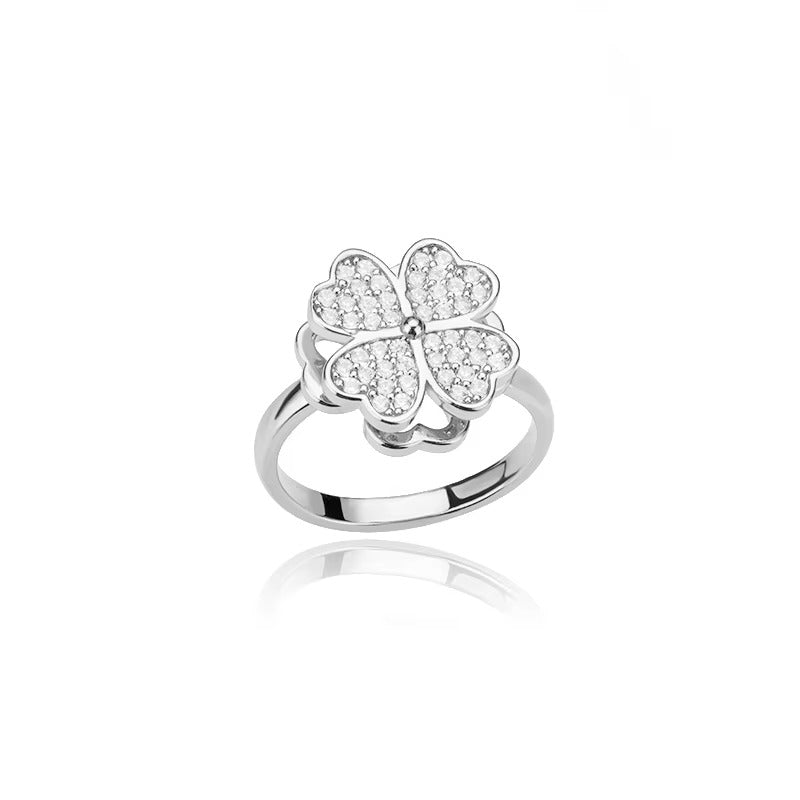 Qalbiya Aisha Clover Ring